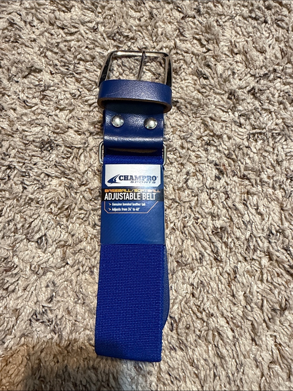 Champro Adjustable Blue Elastic Belt for Women